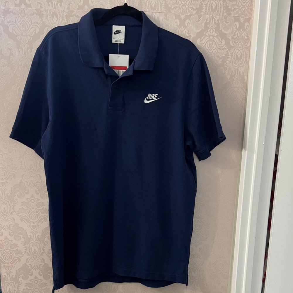Nike Men's Dark Blue Polo Shirt